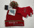 Holiday Motif Set Red Santa's Favorite Beanie Winter Hat & Glove Set OS NEW