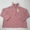 BTFBM Pink Knit Zip Turtleneck Sweater Women’s XL New