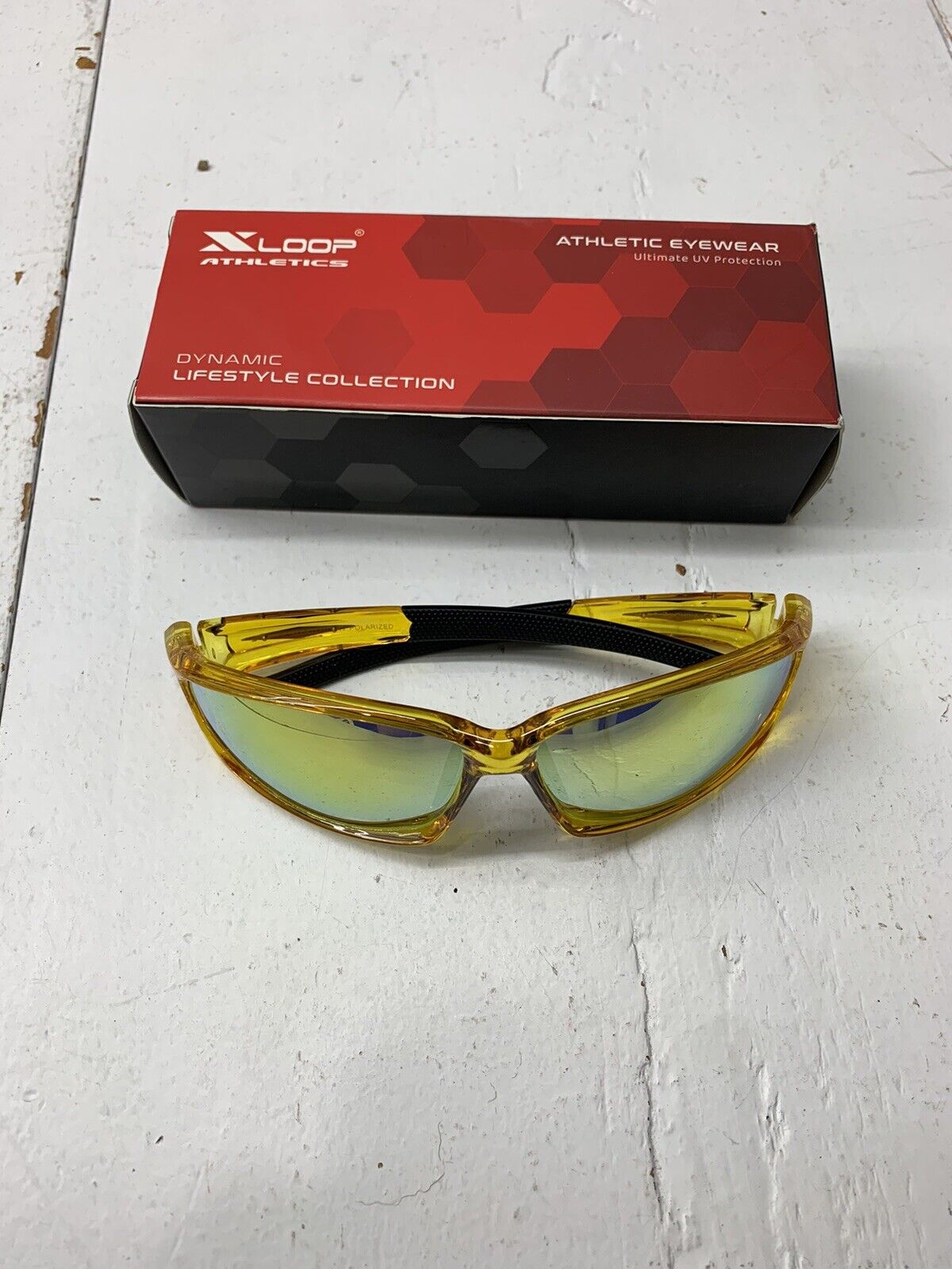 Xloop Athletic Polarized Sunglasses Transparent Yellow - beyond