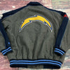 Vintage NFL San Diego Chargers Gray Variety Jacket Men Size 2XL
