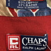 Vintage Chaps Ralph Lauren Red Hawaiian Short Sleeve Button Up Shirt Men Size L