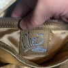 Chez womens gold Snake print handbag