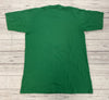 Vintage Schulz Joe Blarney Snoopy &amp; Woodstock Green Single Stitch Shirt Size M