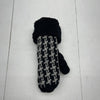 Love Of Fashion Black Printed Mittens Women’s OS New