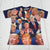 Mr 1991 INC & Miss Go Trump All Over Print Short Sleeve T Shirt Mens Size XL