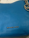 Michael Kors 30H3SOKE2L Brooke Medium Summer Blue Leather Shoulder Tote Purse*