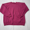 Vintage Hanes Pink Embroidered Astoria Oregon Crewneck Sweatshirt Adults Large