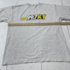 Vintage AAA Light Grey Short Sleeve The New 99.7 KY T Shirt Mens Size XL