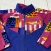 Vintage Prince Tennis Blue Zip Up Fleece Jacket Adult Size Medium