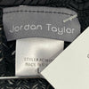 Jordan Taylor Black Mesh Long Sleeve Tunic Swimsuit Cover Up Women Size L NEW