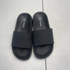 Cat &amp; Jack Black Slip On Slide Sandals Youth Size Small 13/1
