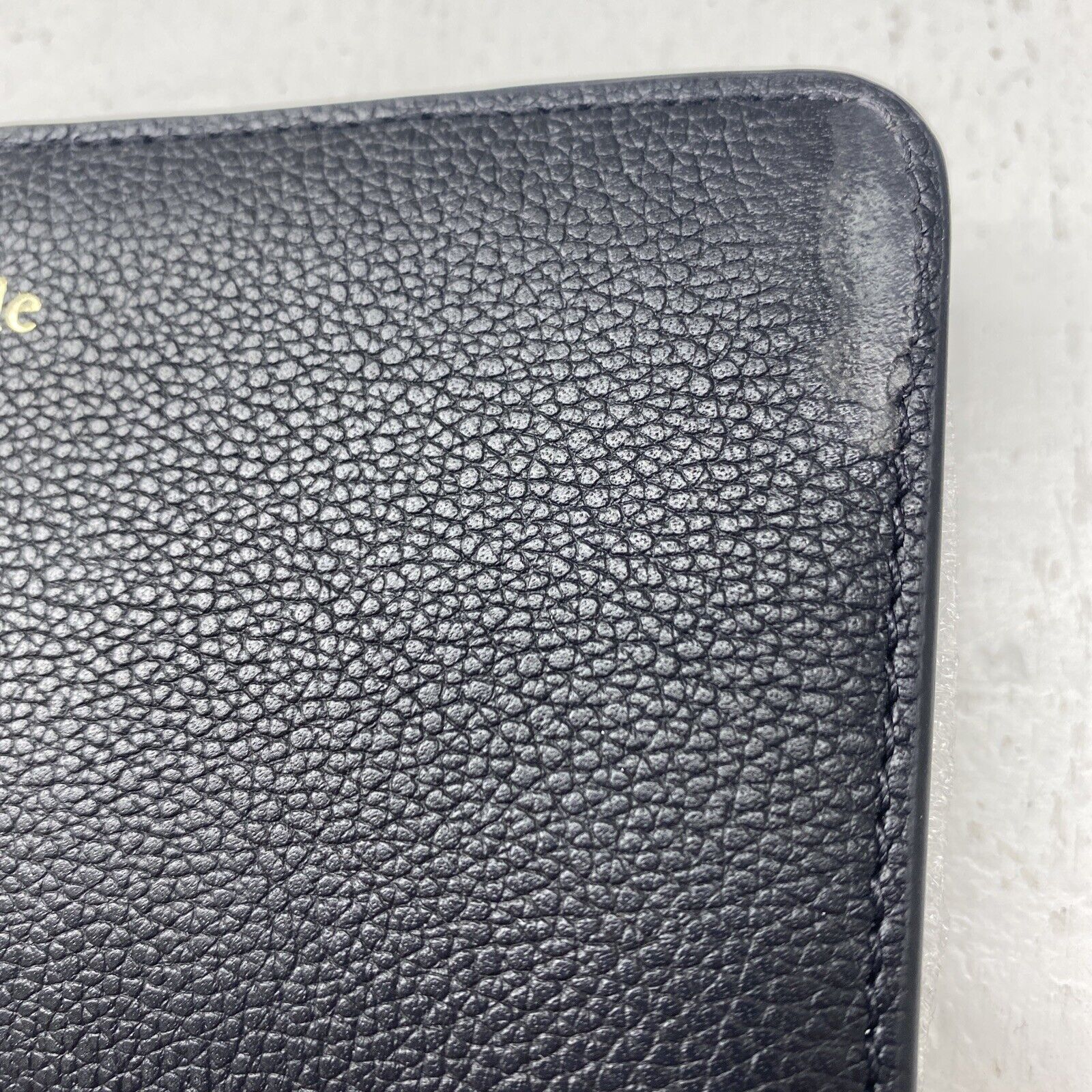 Kate Spade K9754 Bailey Pebble Leather Large Slim Bifold Wallet