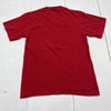 Christmas Graphic Print Red Short Sleeve T-Shirt Mens Size Medium 38/40