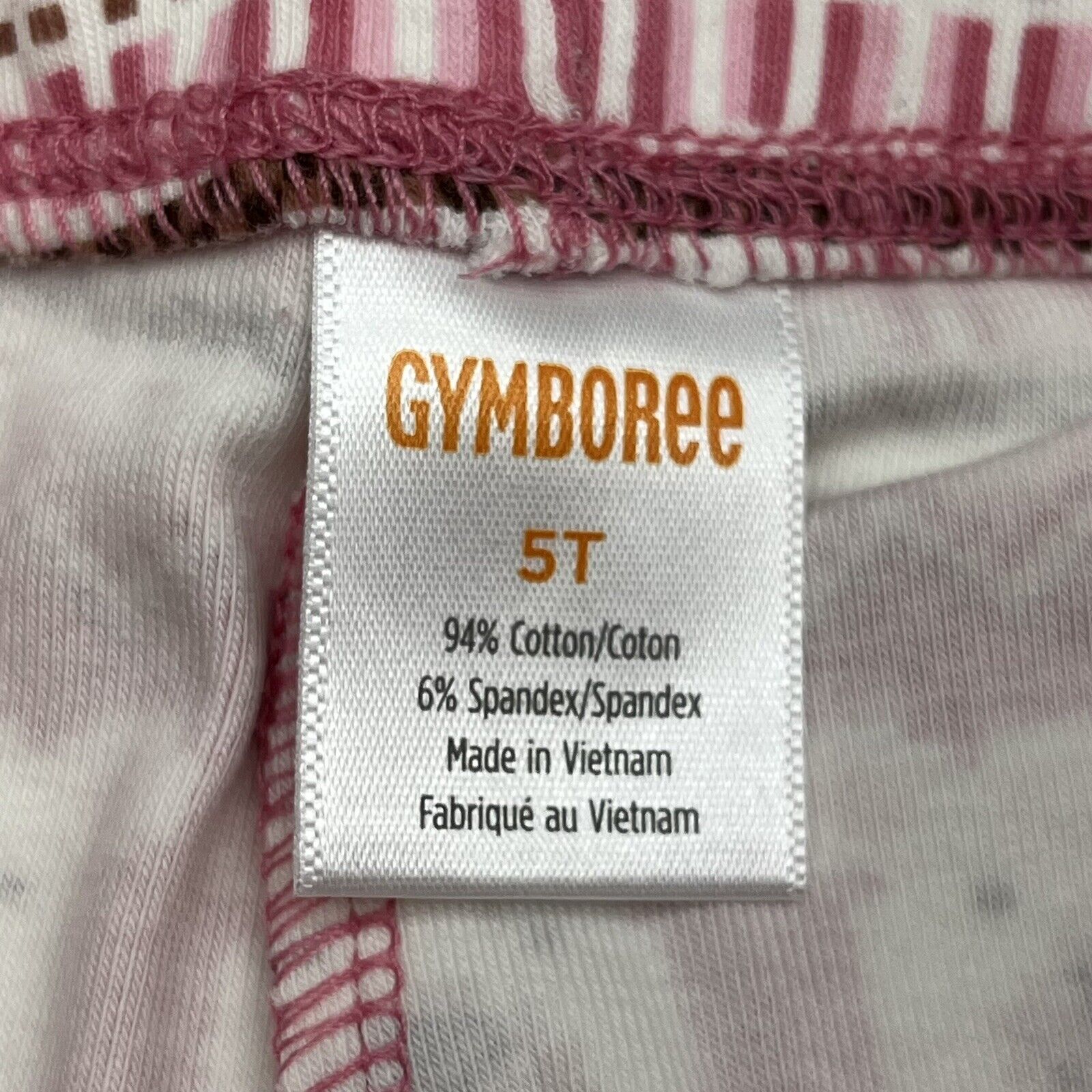 Gymboree Pink Polar Bear Print Leggings Girls Size 5T NEW - beyond