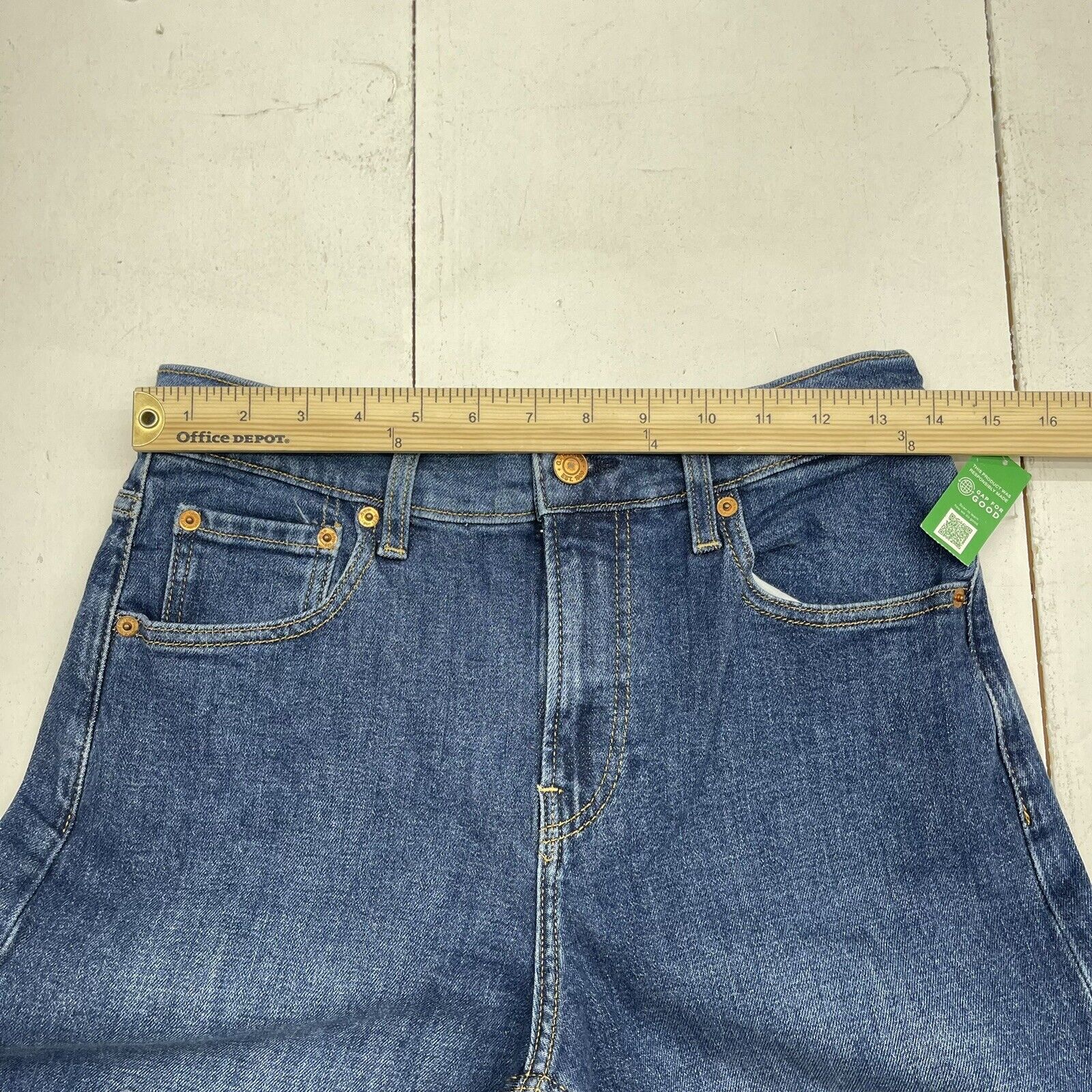 Gap High Rise Stride Jeans Women's Size 4 Long New - beyond exchange