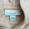Pure Jill Pink Blush Pullover Hoodie Sweatshirt Women Size L