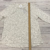 Michael Stars Boutique Ash Scoop Neck Long Sleeve Sweater Women Size L NEW