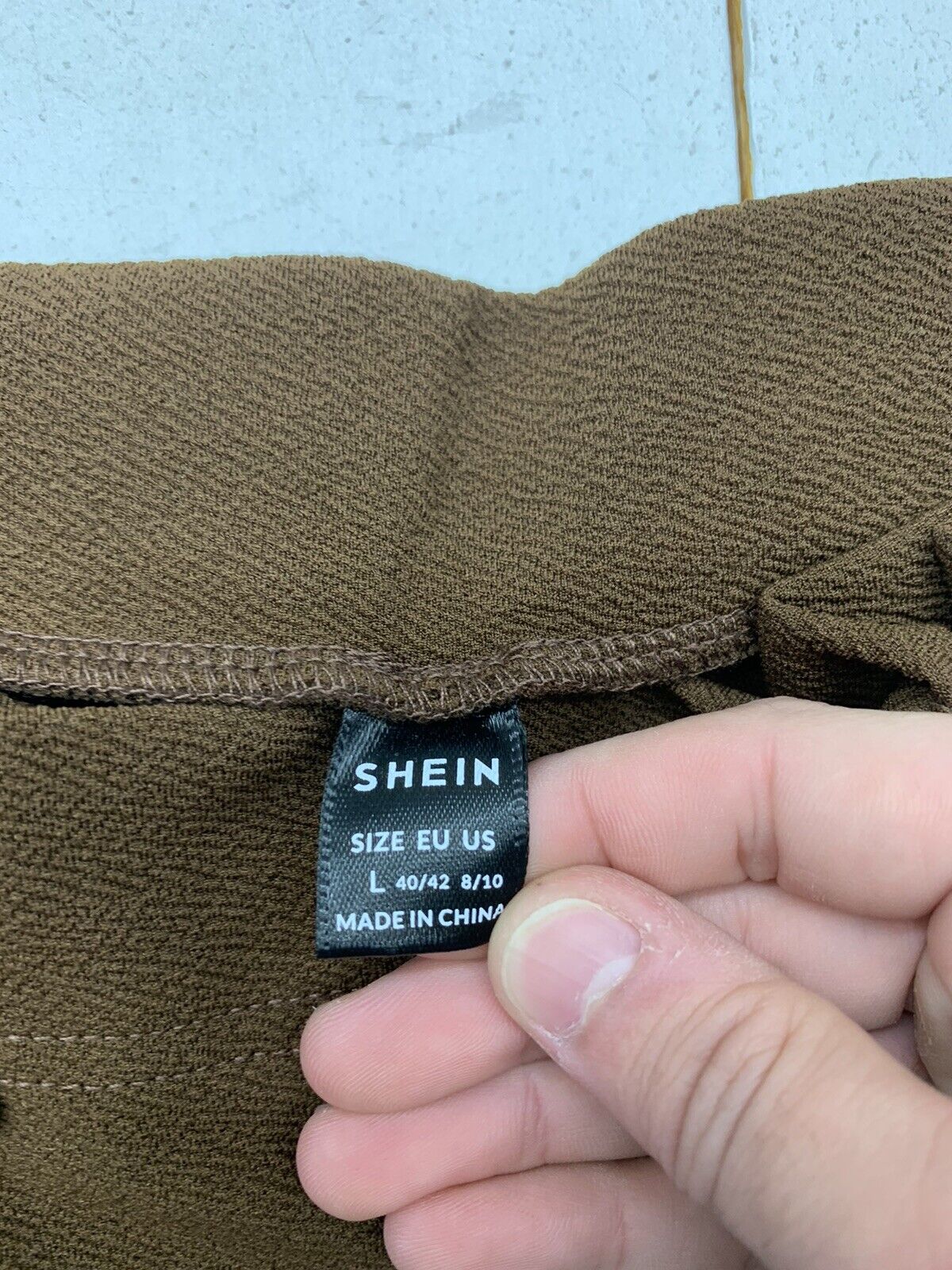 Shein Womens Brown Dress Pants Size Large
