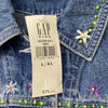 Vintage GAP Original Blue Denim Jean Jacket Youth Girls Size L/XL Floral