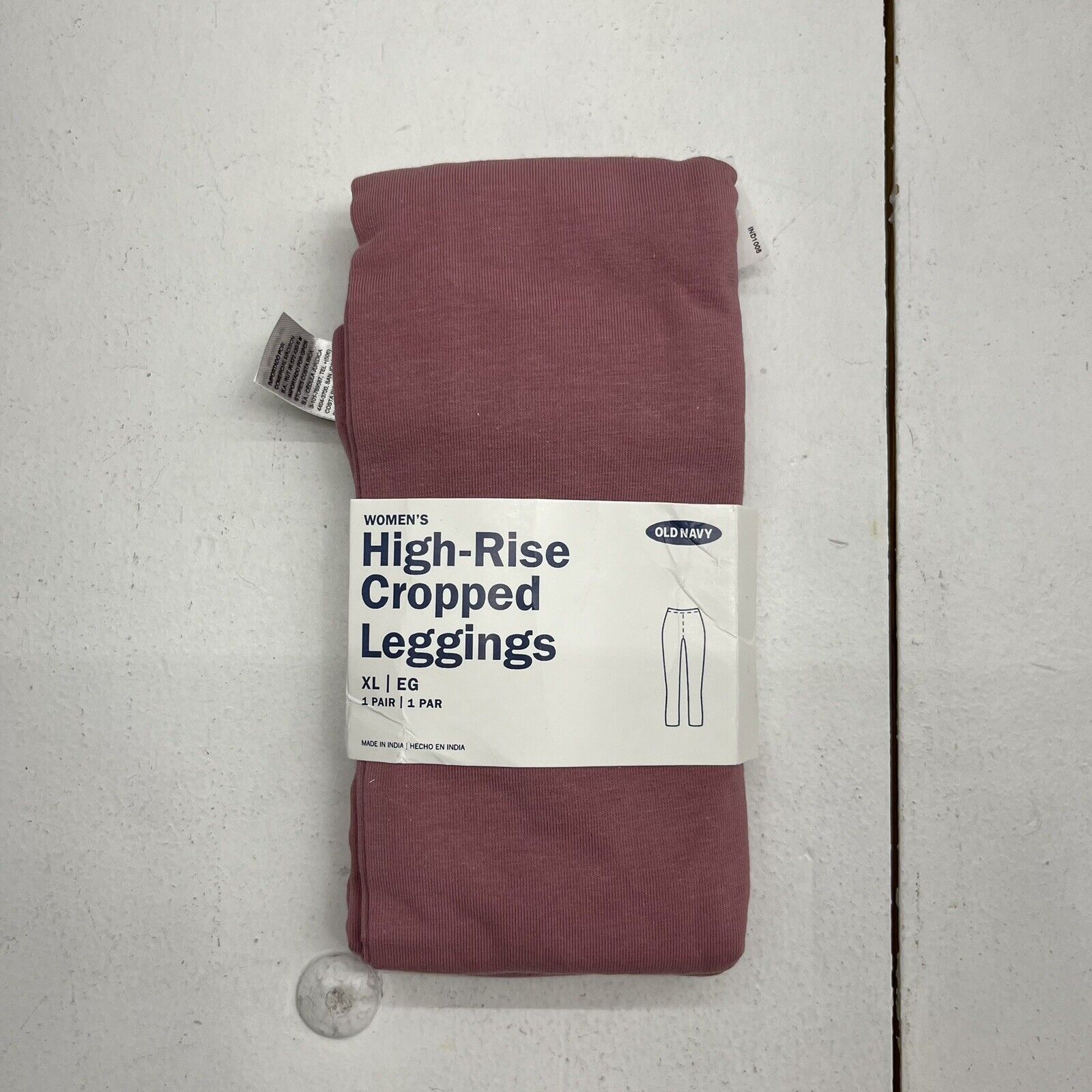 Old Navy Pink High Rise Cropped Leggings Women's Size XL NEW - beyond  exchange