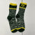 Oregon Ducks Green & Yellow Alpine Knit Crew Socks New Without Tags