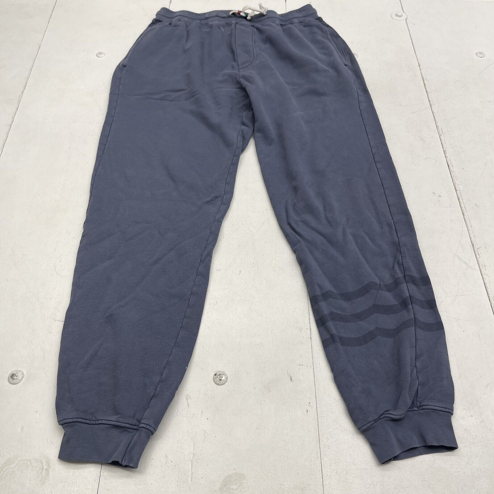 SOL Los Angeles Costal Waves Blue Joggers Mens Size Large