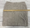 NEW Ann Taylor Mauve Silver White￼ Wool Pencil Skirt Knee Length Women’s Size 14
