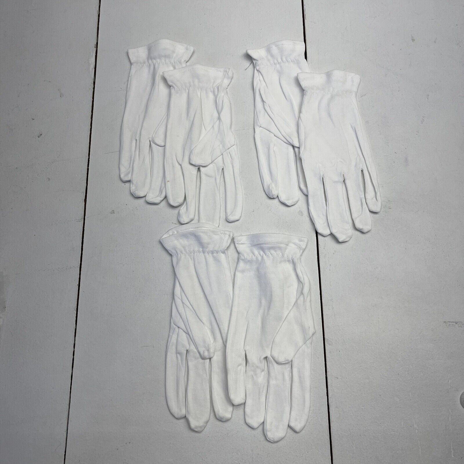 White 3 Pack Moisturizing Gloves For Dry Hands Women’s OS