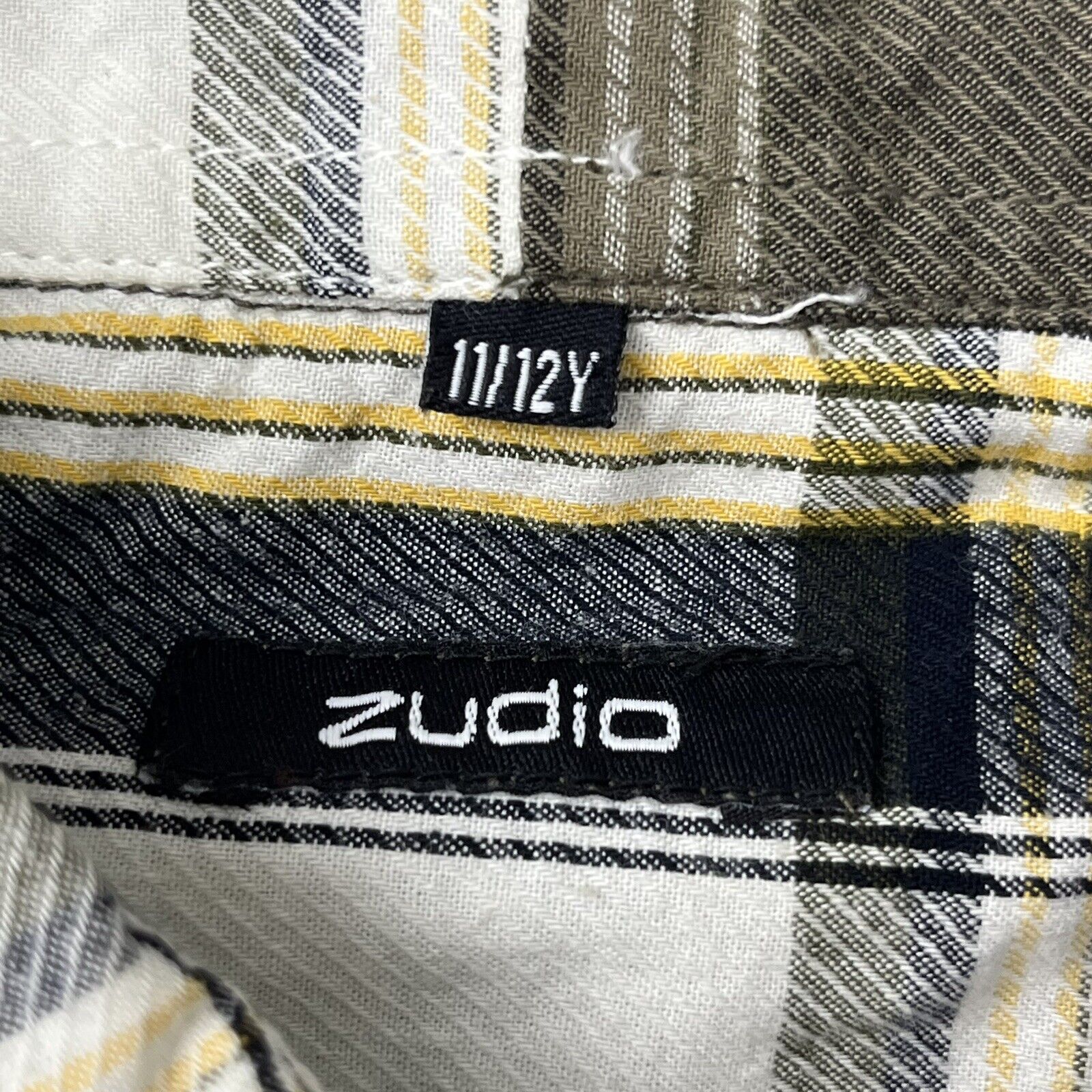 Zudio Color Block Plaid Long Sleeve Button Up Boys Size 11/12Y - beyond  exchange