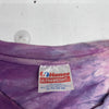 Vintage Jimmy Hendrix Purple Tie Dye Graphic Short Sleeve T Shirt XL