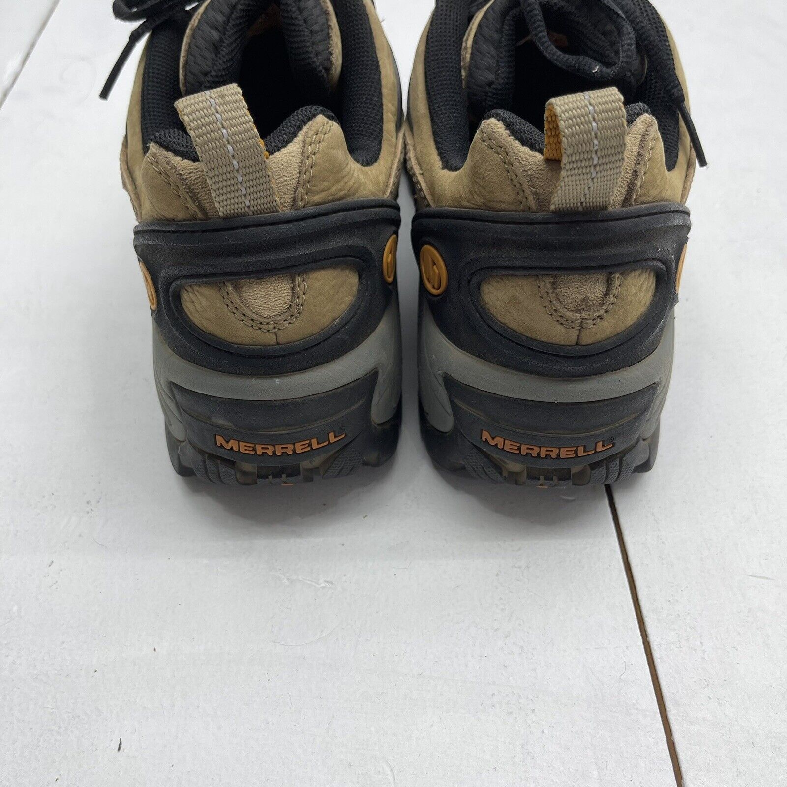 renæssance Postkort At bidrage Merrell Pulse Smoke Brown Leather Air Cushion Vibram Hiking Shoes Wome -  beyond exchange