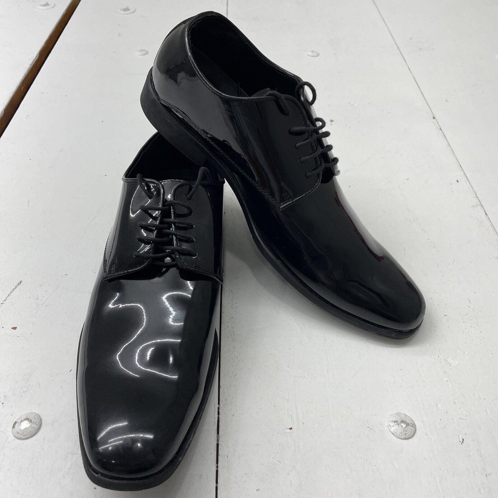 Patent-leather Derby shoes | GIORGIO ARMANI Man