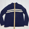 Polo Ralph Lauren Mens Blue 1/4 Zip Sweater Size Xl