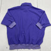 VINTAGE Cortiva Purple Pullover 3/4 Sleeve 80s / 90s Made In USA Adult Size M