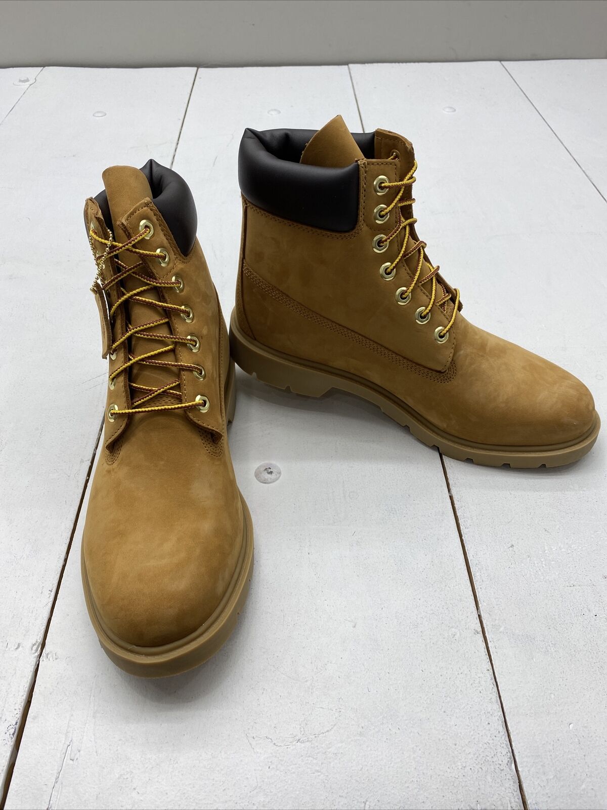 Timberland 018094 Classic 6 In Waterproof Boot Wheat Nubuck Mens Size 11 New