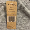 Michael Stars Gray Long Sleeve Pullover Brushed Jersey Shirt Women Size L NEW
