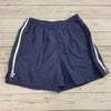 Vintage Nike Blue Active Athletic Shorts Pockets &amp; Side Vent Zipper Women Size 2