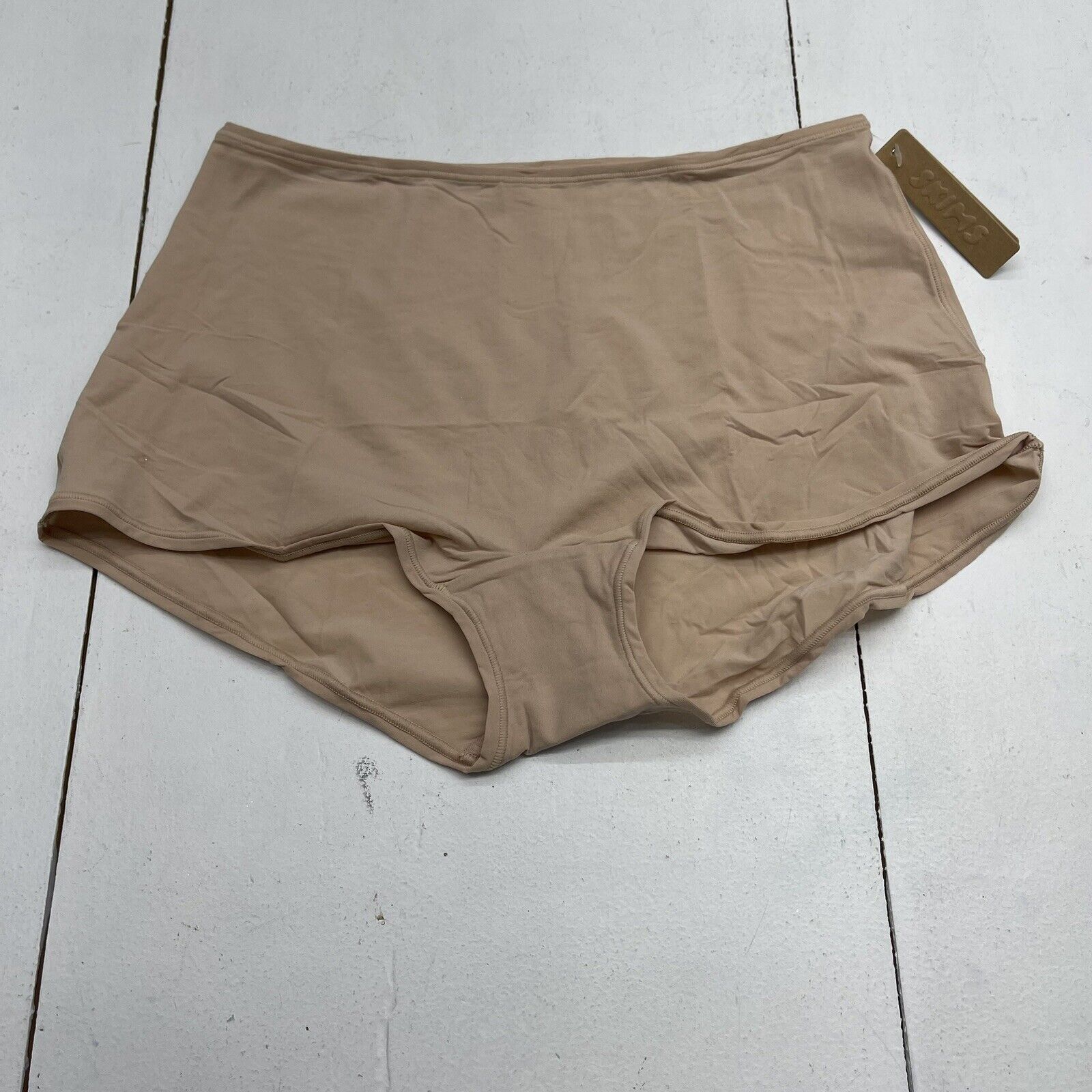 Skims Fits Everybody Full Brief Underwear Mica Beige Women’s 2X New Defect