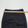 Lynn Ritchie Womens Black Striped Skirt Size Large