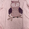 Jumping Beans Pink Ruffle Trim Owl Graphic Long Sleeve Youth Girls 12 New