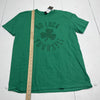 Anvil Green Go Luck Yourself St Patrick’s Day Shirt Sleeve T Shirt Size Large