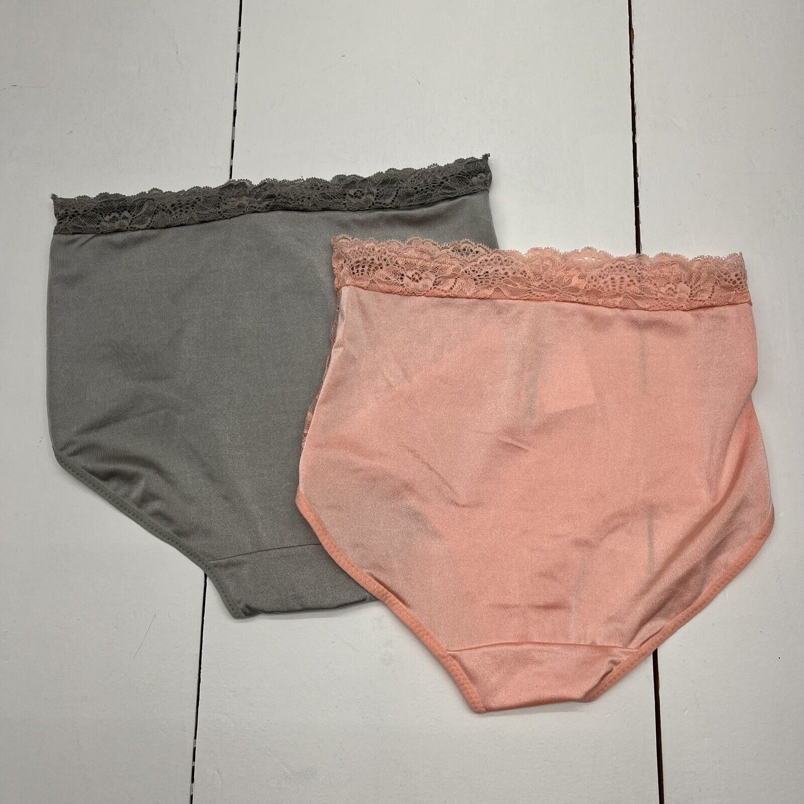 Rhonda Shear 2 Pc Lace Overlay Ahh Brief Panties Women's Size Small NE -  beyond exchange