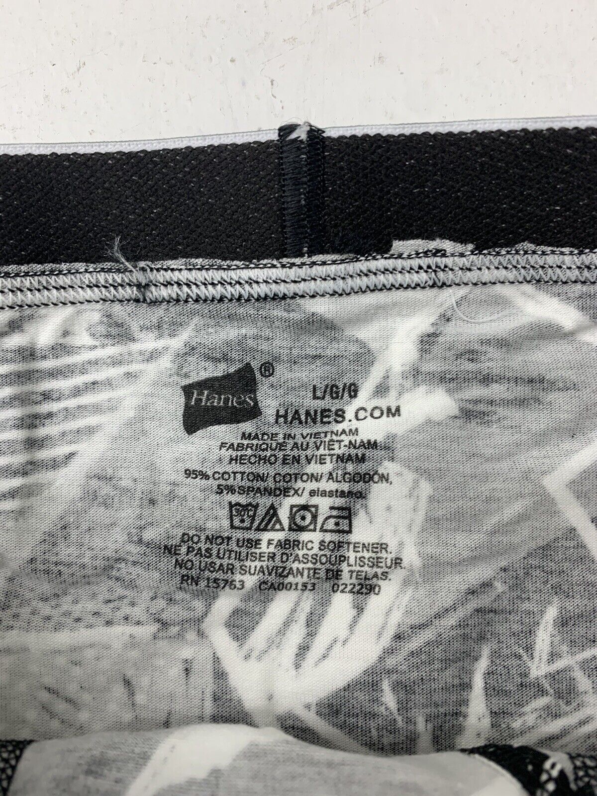 Vintage Hanes Briefs Cotton Underwear Black Gray Colored Mens Size