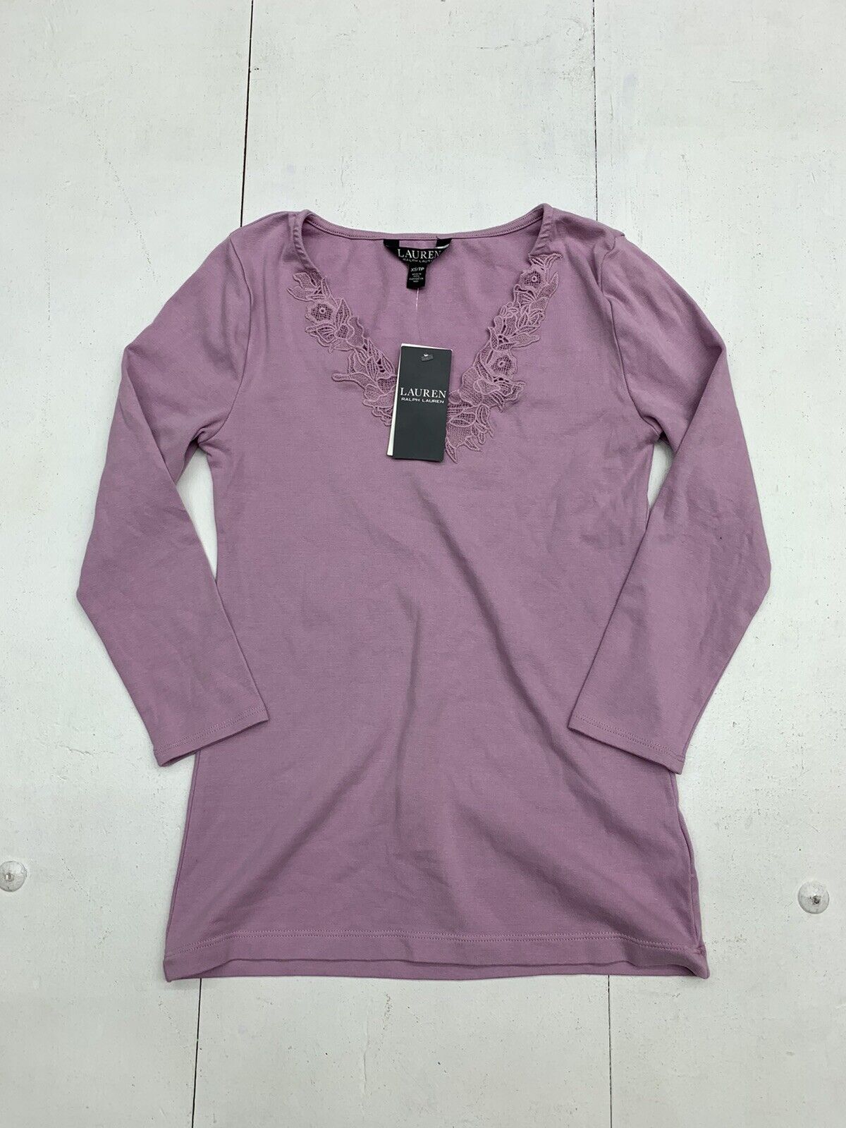 Lauren Ralph Lauren Womens Purple Long Sleeve Shirt Size XS - beyond  exchange