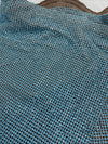 Poster Girl London Rhinestone Winona Raw Edge Skirt Size Small Ocean Blue New