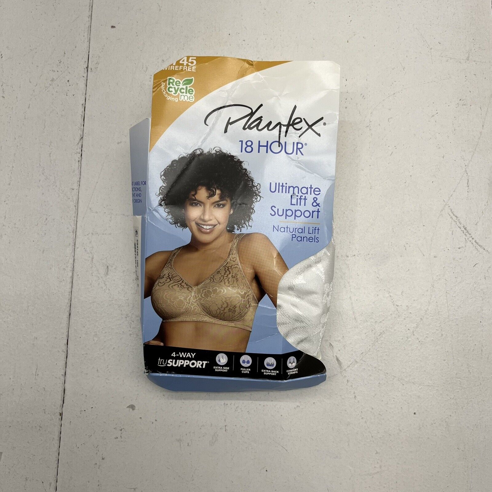 Playtex 18 Hour White Ultimate Lift & Support Bra Women’s Size 46C NEW