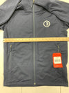 North Face Mens Dark Blue Embroidered Fullzip Jacket Size Medium