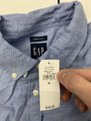 Gap Boys Blue Long Sleeve Button Up Shirt Size Medium
