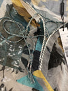 Elie Tahari Lori Tunic Long Sleeve Knit Blouse Top 2Pc Set Multicolor Size XL