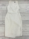 Banana Republic White Blue Pinstripe Sleeveless Casual Dress Woman’s Size 0 *